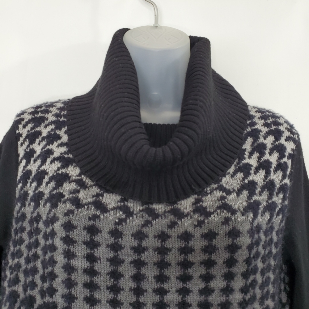 Lafayette 148 Houndstooth Cowlneck Sweater - Picture 3 of 9